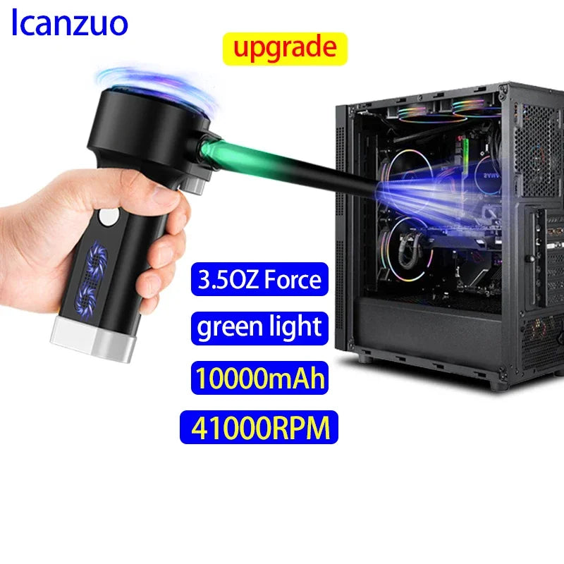 Icanzuo Cordless Air Blower For Computer Pc Cleaning