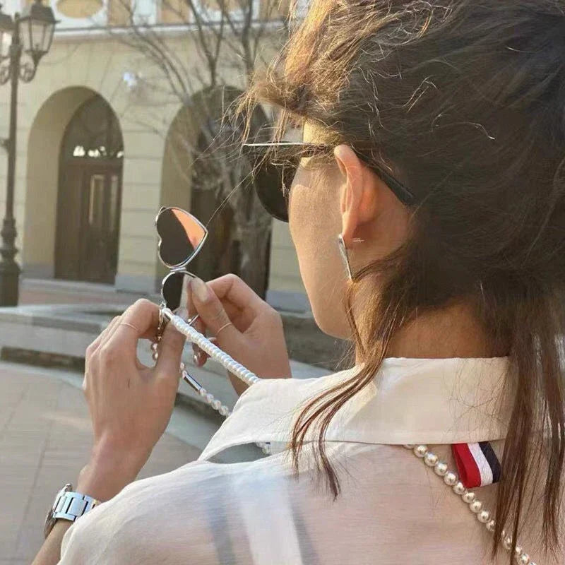 Personality Design Fashion Pearl Body Chain Pearl Gyro