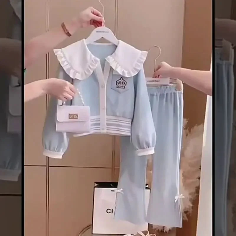 Kids Spring Loungewear School Clothes for Girls Doll
