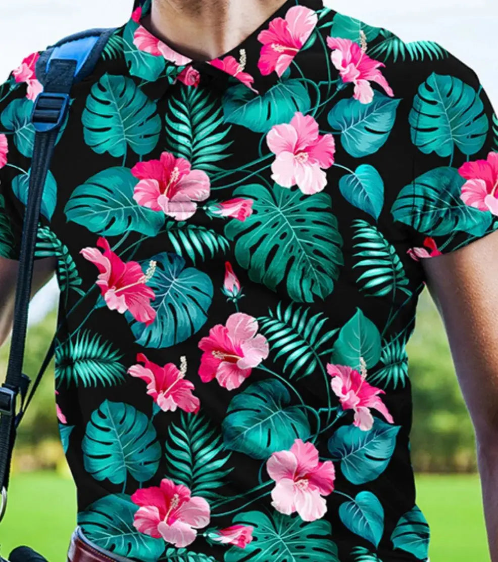 Spring Summer British Men's Golf 3D Digital Printing