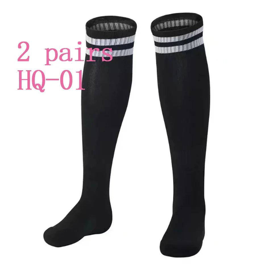 2 Pair Men Children Socks Autumn Winter Solid
