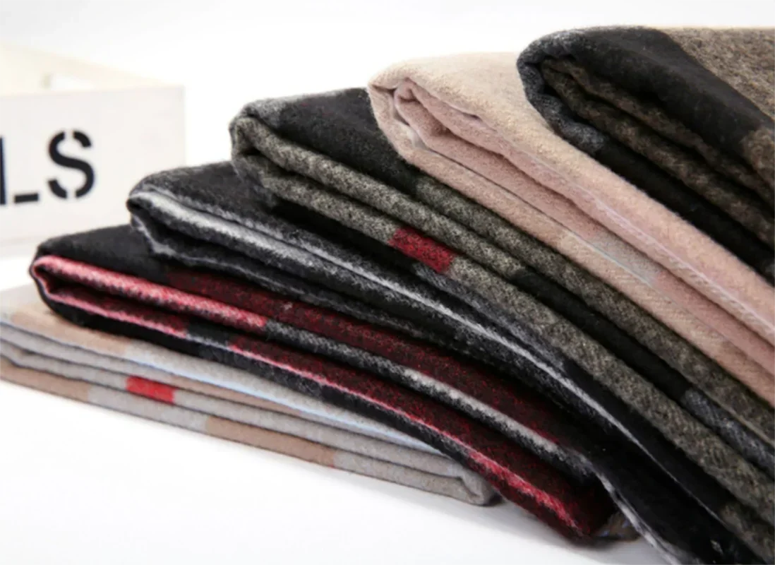 2024 Pamwallymensa Women's Scarf Winter Luxury Brand Tippet