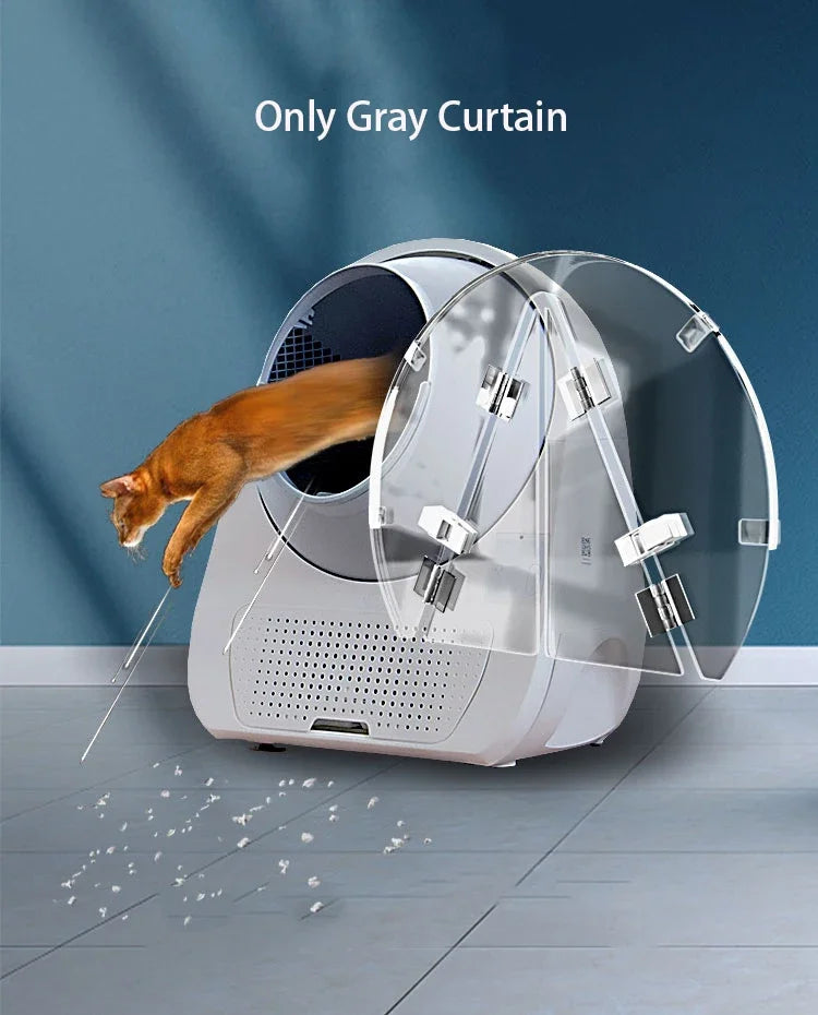 Transparent Anti-sand Curtain Deodorant Door Accessories for Catlink