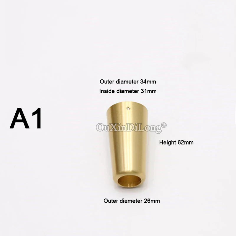 4PCS Pure Brass Covers Chair Cups Cabinet Covers