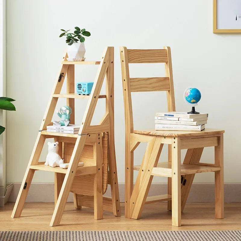 Folding Aluminium Ladders Portable Ladder Wooden Chairs
