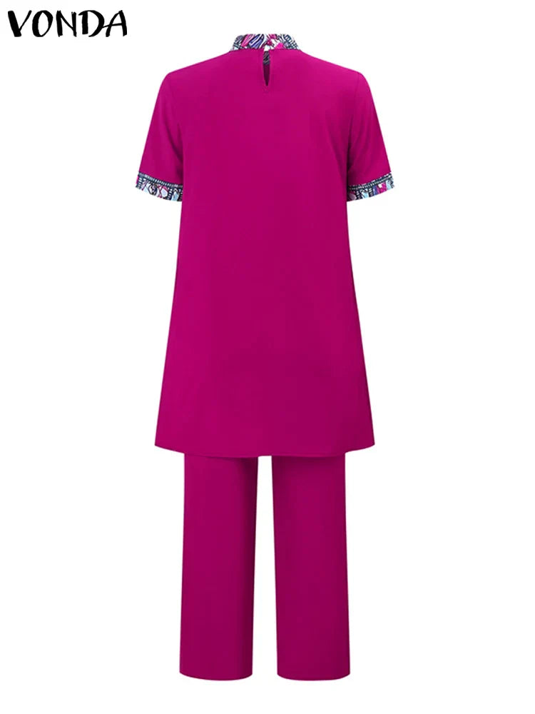 Plus Size VONDA Elegant Women Sets 2024 Office