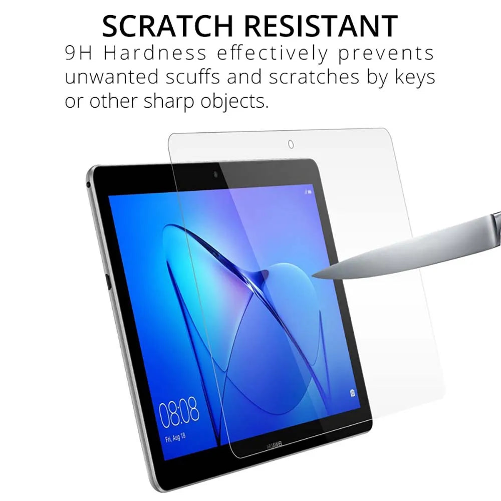 2Pcs Tempered Glass Tablet Screen Protector for Huawei