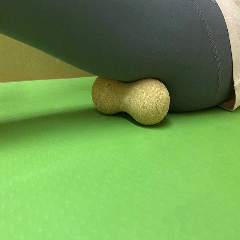 Natural Cork Massage Ball Fascia Peanut Ball Yoga
