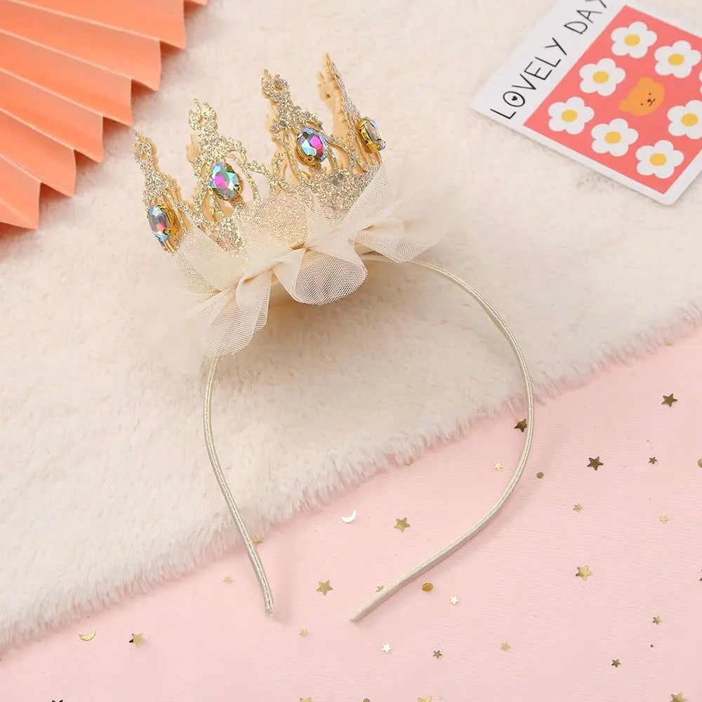 Korean Style Girl Cute Crown Headband Kids Fashion