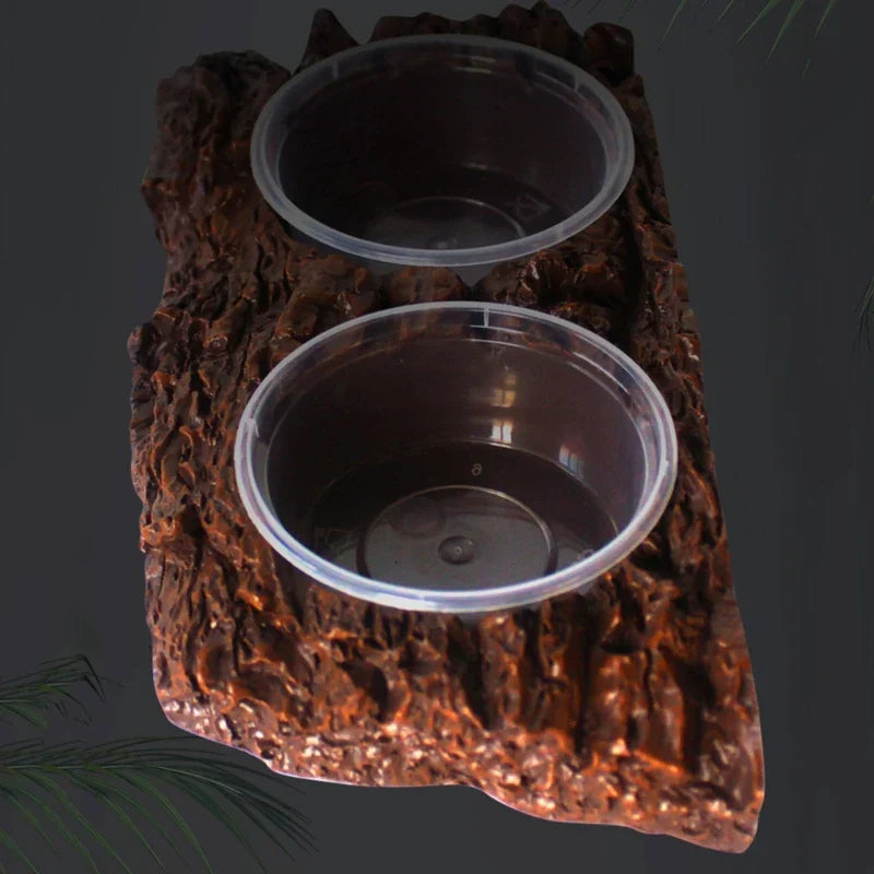 Bearded Dragon Dish Feeding Bowl for Reptiles Terrarium