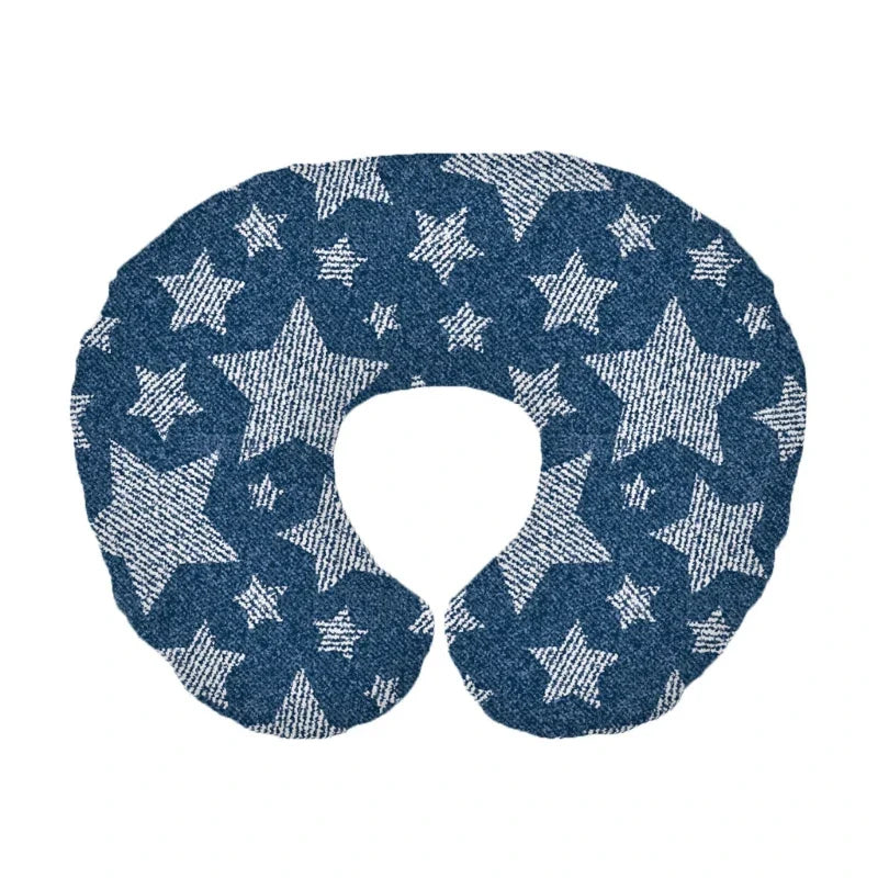 Soft Breathable Ushaped Nursing Pillow Cover Cartoon Print