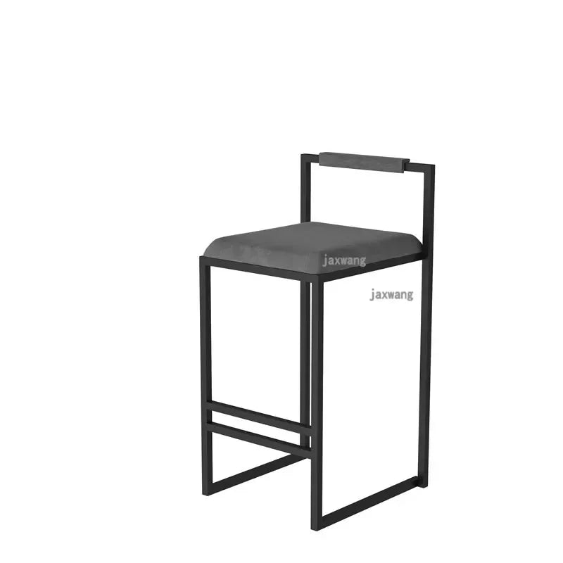 Modern Velvet Cushion Bar Chairs for kitchen Nordic