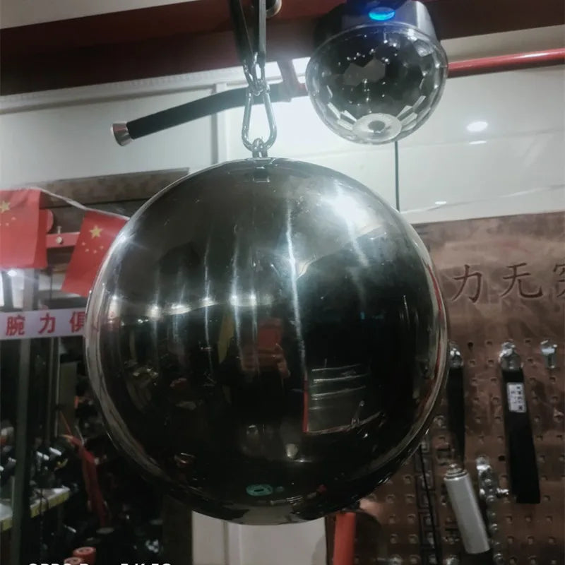 30cm Stainless Steel Pull Up Power Ball Hold