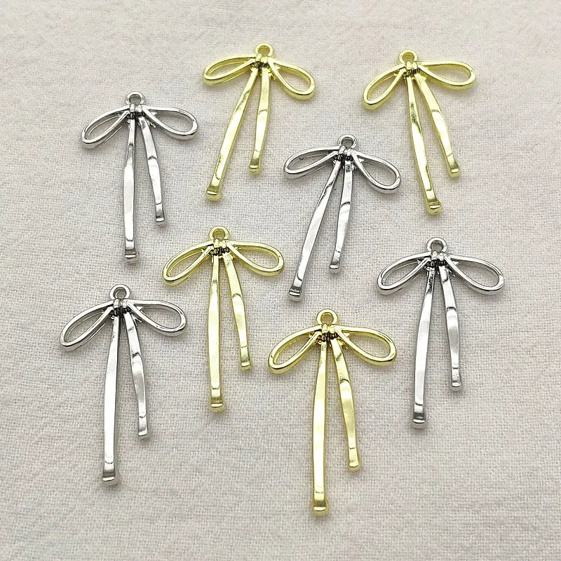 33x20mm 100pcs Zinc Alloy Bows Shape