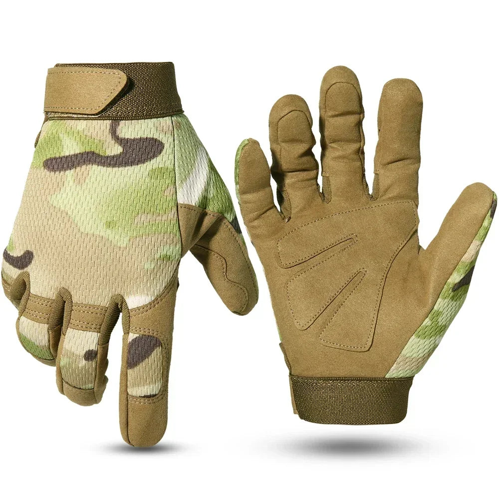 Tactical Full Finger Gloves Army Military Combat Shooting