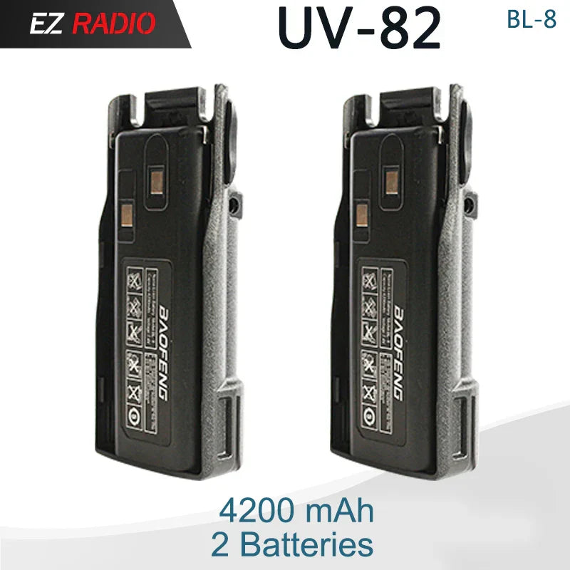 Baofeng UV 82 Battery BL-8 Walkie Talkies Ham