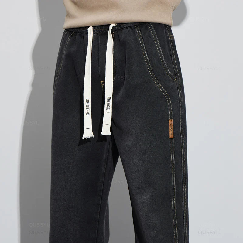 OUSSYU Brand Clothing New Design Cotton Jeans Men