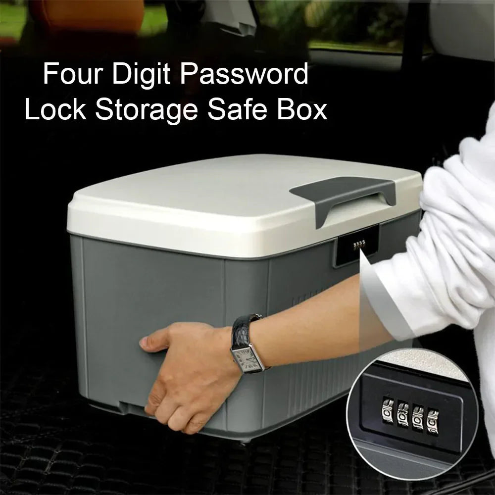 Four Digit Password Lock Safe Box Cash Jewelry