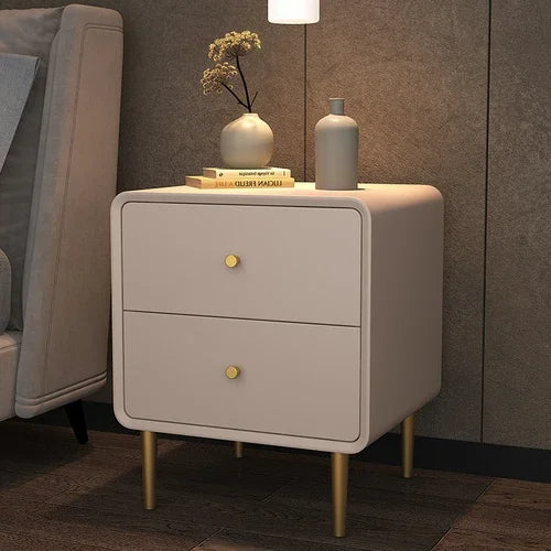 Storage Organizer Bedsides Table Drawers Unique Wood Italian