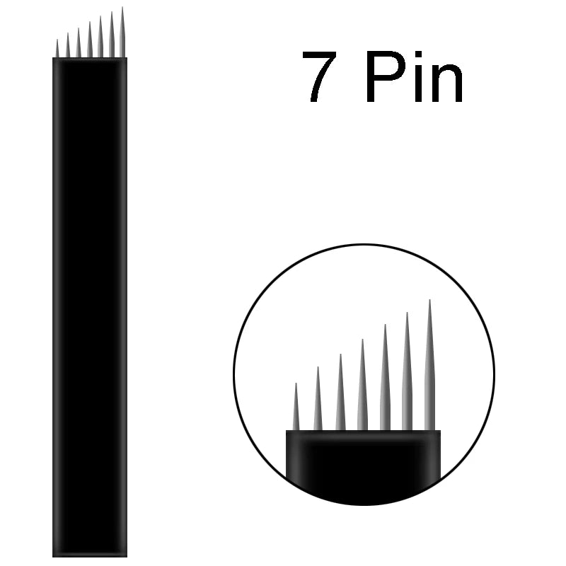 500pcs 0.18mm Microblading Needles Agulhas Lamina Tattoo Blades