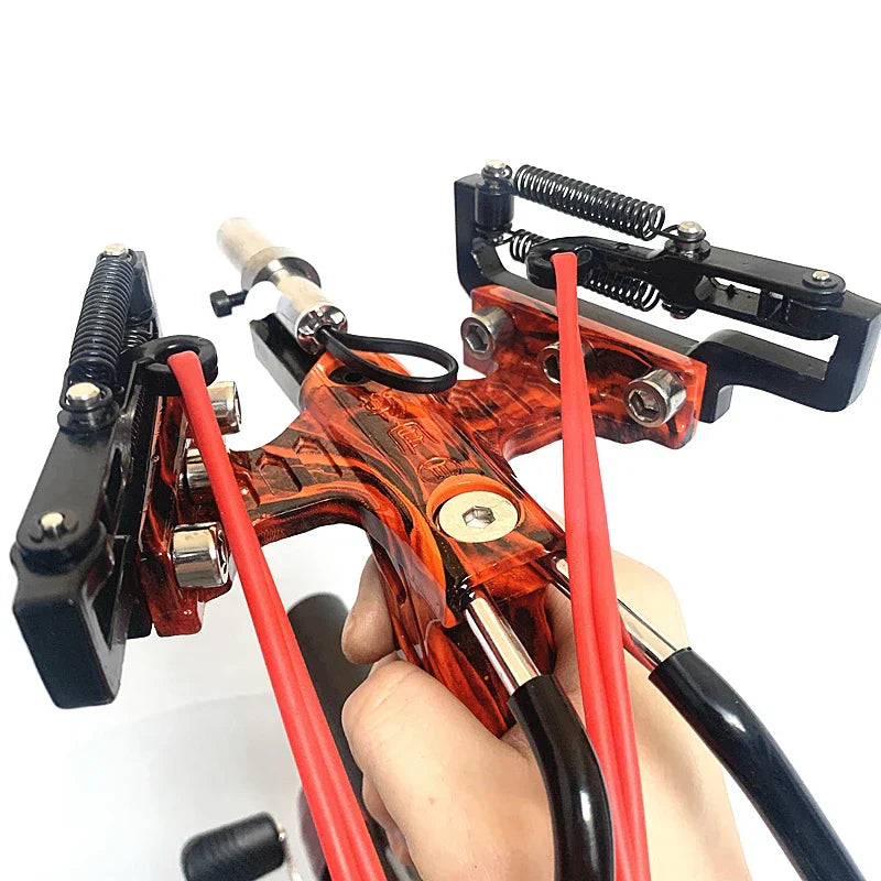 New Powerful Hunting Laser Slingshot High Quality Elastic