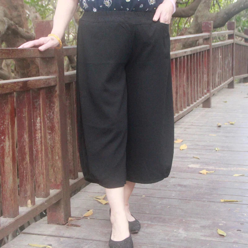 palazzo pants for women plus size capris wide
