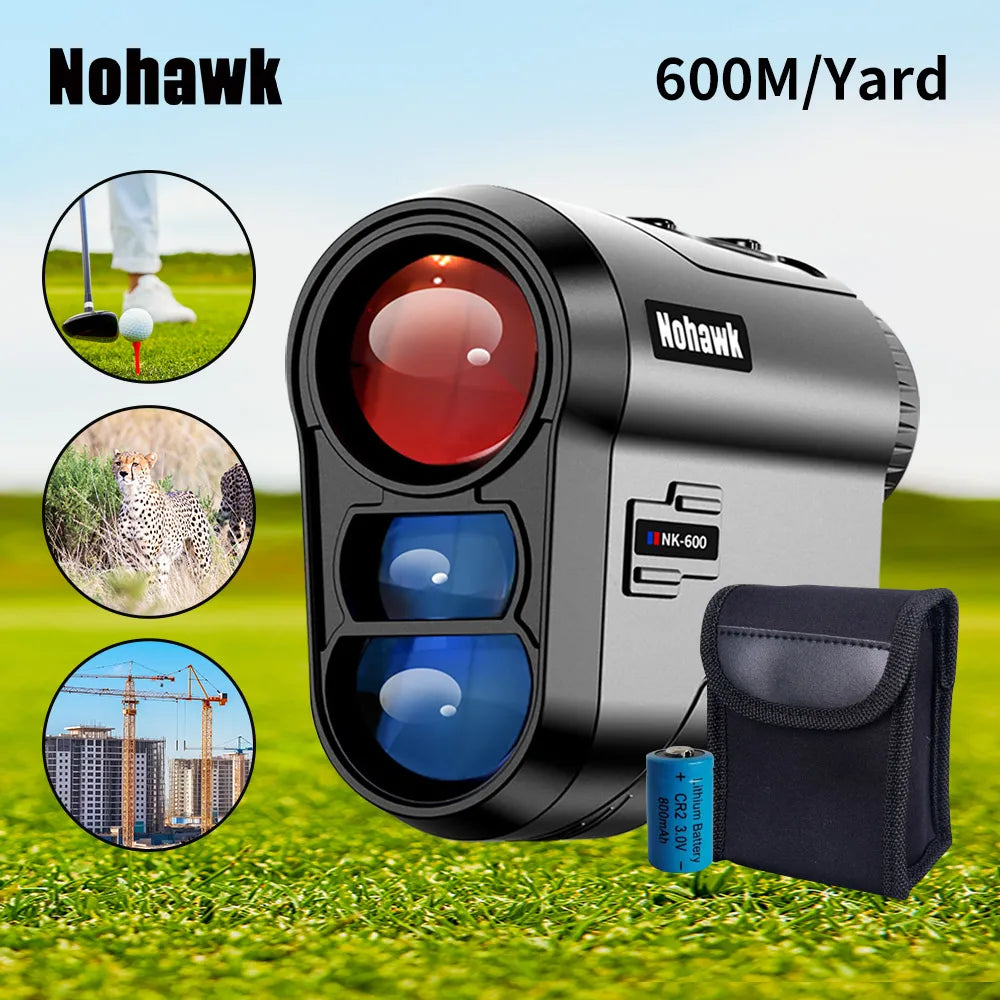 Nohawk Multifunctional Golf Laser Rangefinder Telescope with Flag-Lock