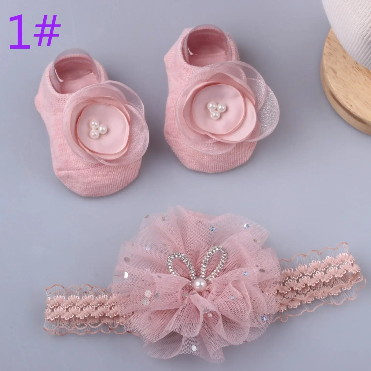 1 Set Cute Gift Bow Flowers Baby Girls