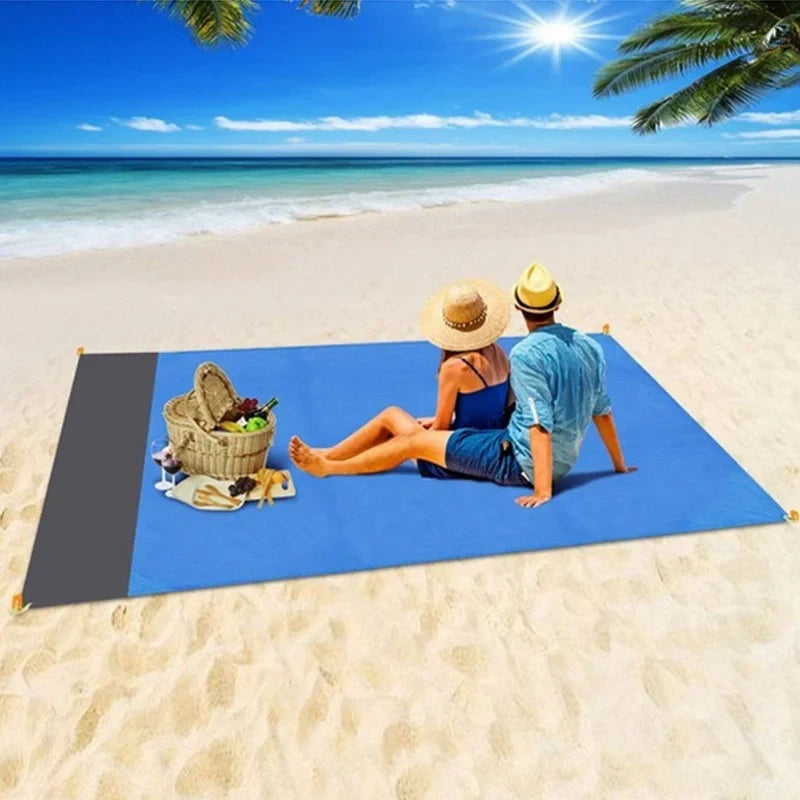 Waterproof Beach Mat Sand Free Blanket Camping Outdoor