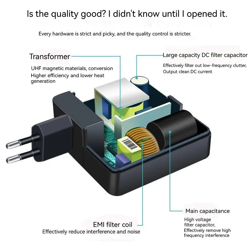 20V 2.25A 45W Type-C Laptop AC Adapter Charger
