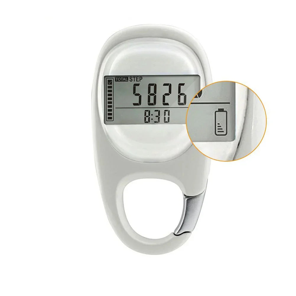 Pedometer Key Chain Activity Record Steps Sports Accessories