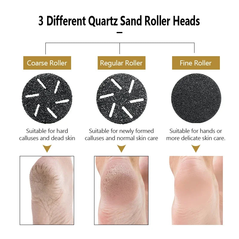 Rechargeable Electric Foot File Electric Pedicure Sander IPX7