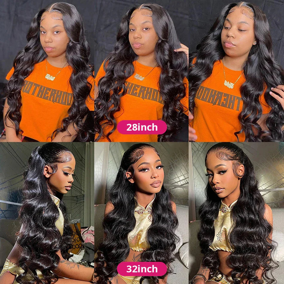 13x6 HD Lace Frontal Human Hair Wigs Body