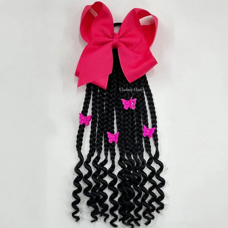 Black Africans Little Girl Passion Twist Headband Wig