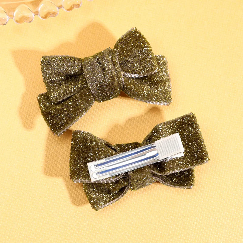 Fashion Ribbon Hairgrips Bow Hairpin For Women Girls