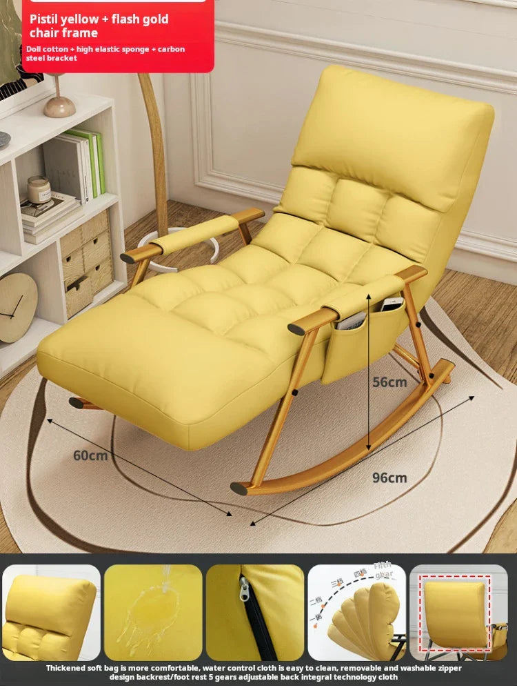 Nordic adult rocking chair living room Relaxing lounge