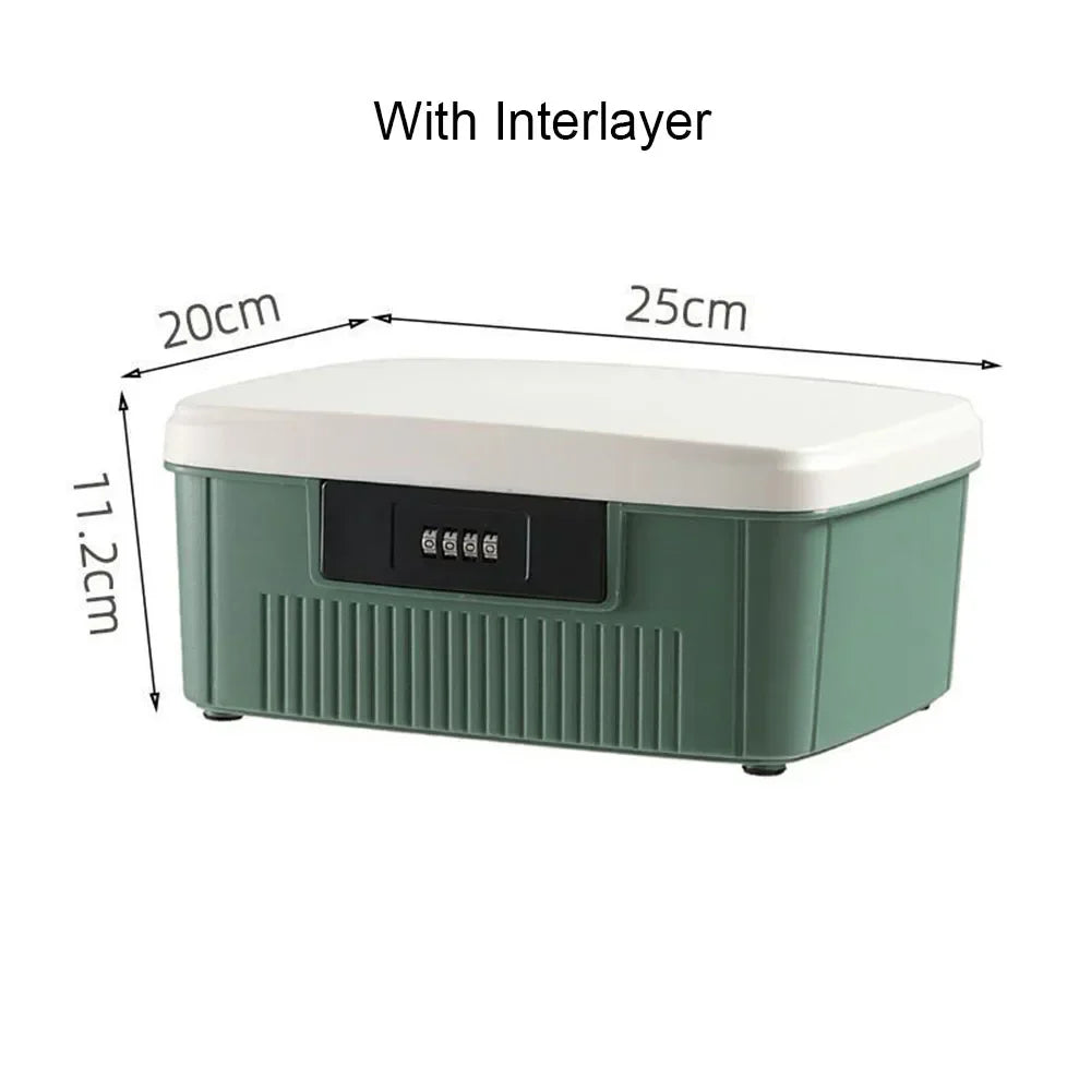 Four Digit Password Lock Safe Box Cash Jewelry