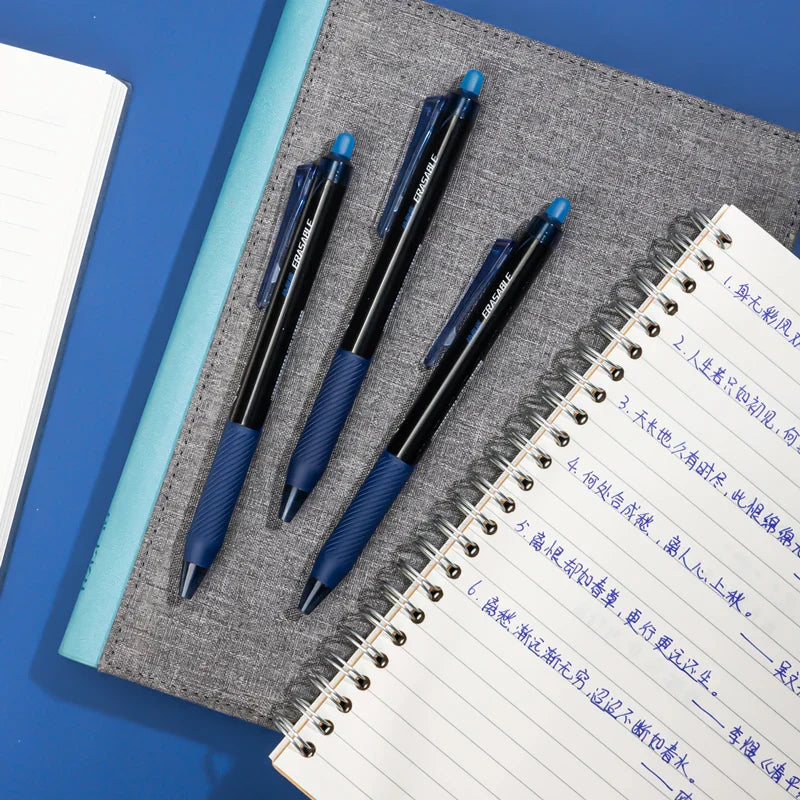 Deli 12Pcs Erasable Neutral Pens 0.5mm Gel Pens