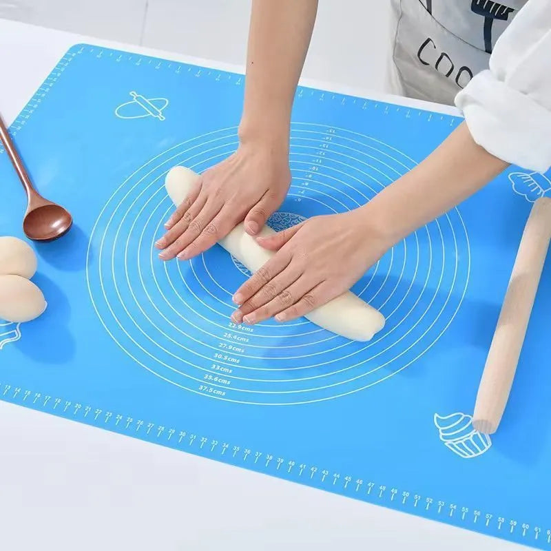 Silicone Baking Mat with Scale Rolling Dough Pad
