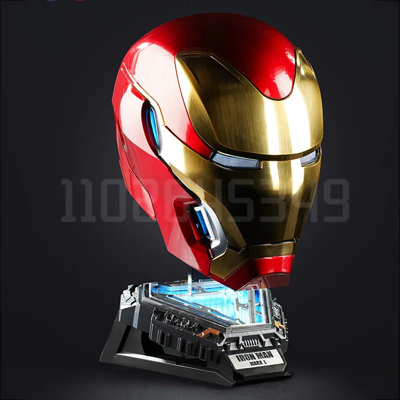 Cartoon Mk50 Wearable 1:1 Iron Man Figures Voice-activated