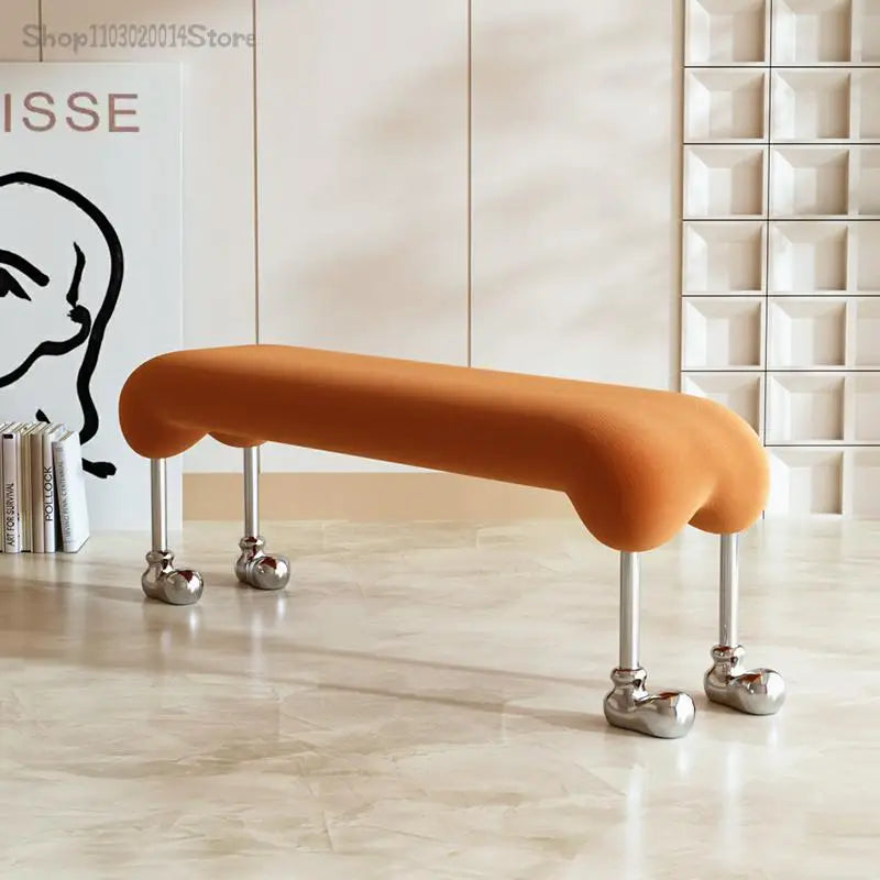 Cream Style Dog Stool Dining Chair Clothing Store