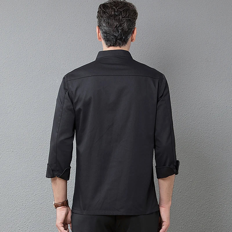 High Quality Black Long Sleeve Master Cook Work