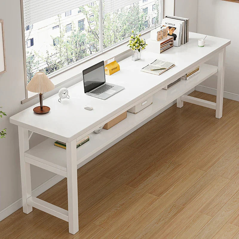 Desk Student Study Double Home Table Rectangular Simple
