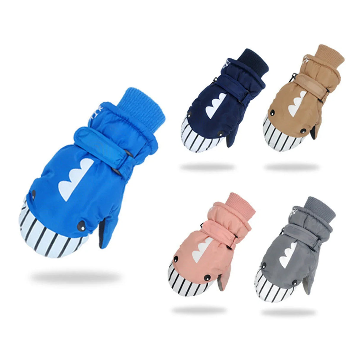 Kids Ski Gloves Cartoon Children Winter Outdoor Sport