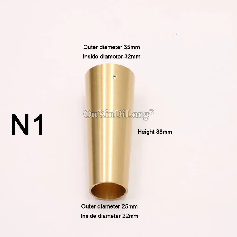 4PCS Pure Brass Covers Chair Cups Cabinet Covers
