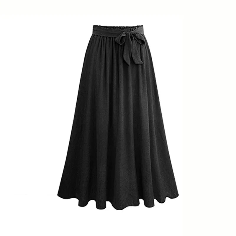 Casual Streetwear Plus Size Long Skirts Women Summer