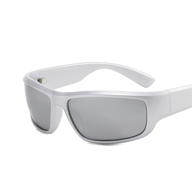 New Green Sport Sunglasses Men Women Retro Punk