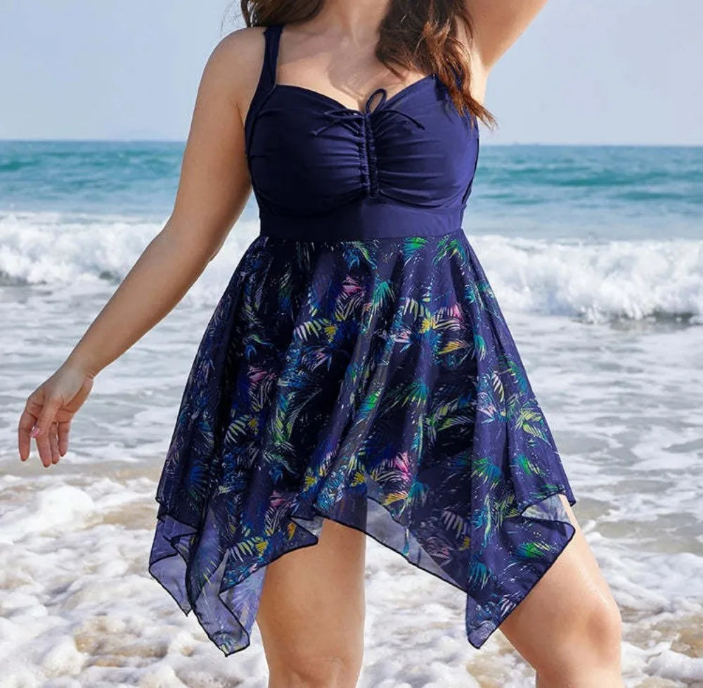 Womens Plus Size One Piece Swimsuit Tummy Control