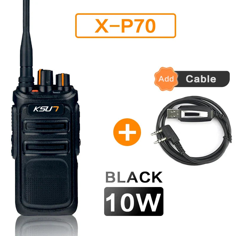 10W Walkie Talkie UHF Radio Handheld Walkie-Talkie Two-way