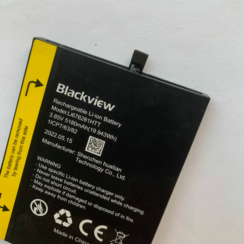 For Blackview BV7200 Battery Original Batteria 5180mAh Mobile